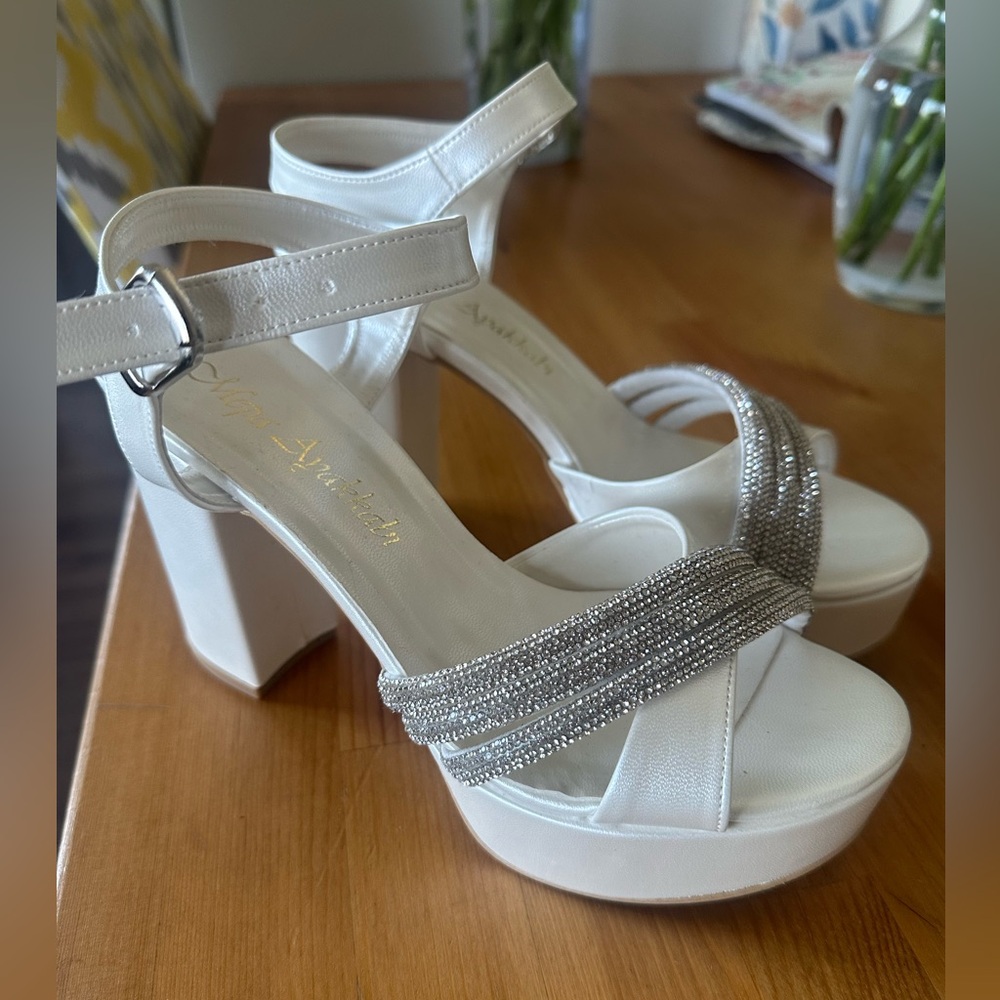 Never worn bridal heels